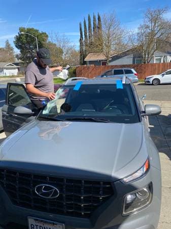 On-site auto glass service